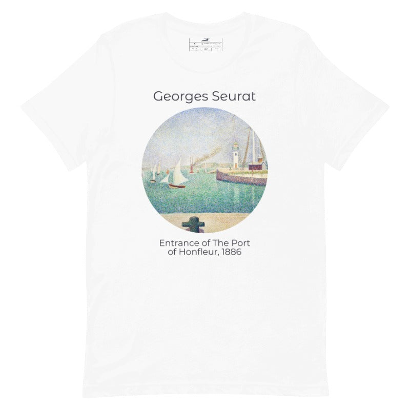 georges-seurat-entrance-of-the-port-of-honfleur-t-shirt